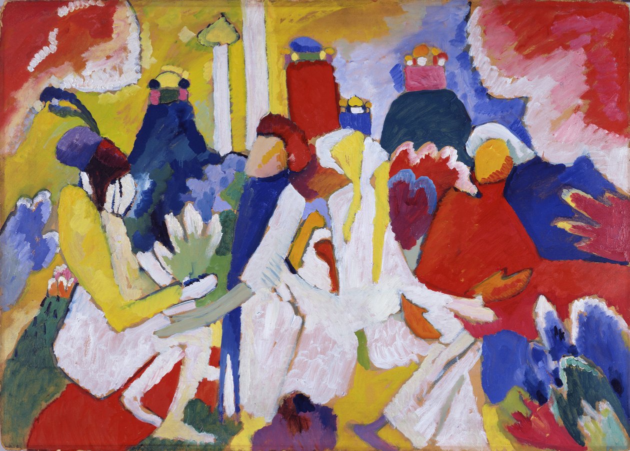 Orientální, 1909 od Wassily Kandinsky