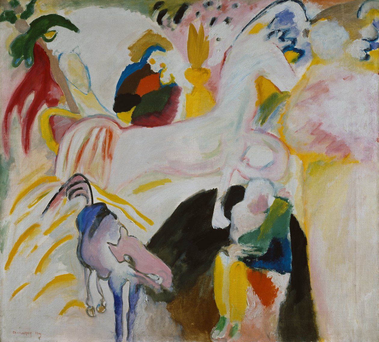koně od Wassily Kandinsky