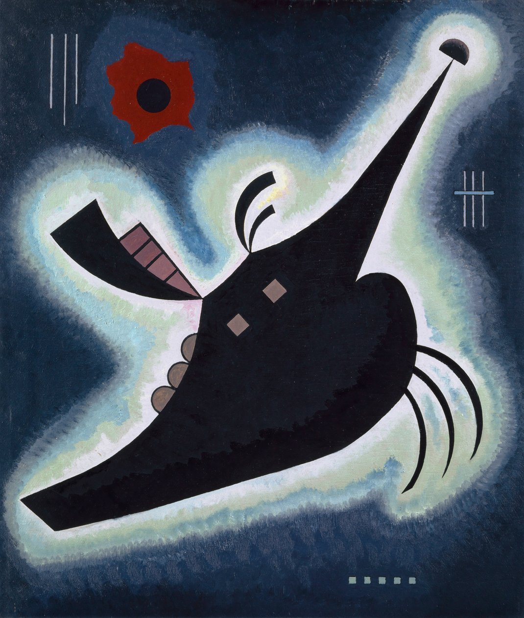 Pointed Black, 1931. od Wassily Kandinsky