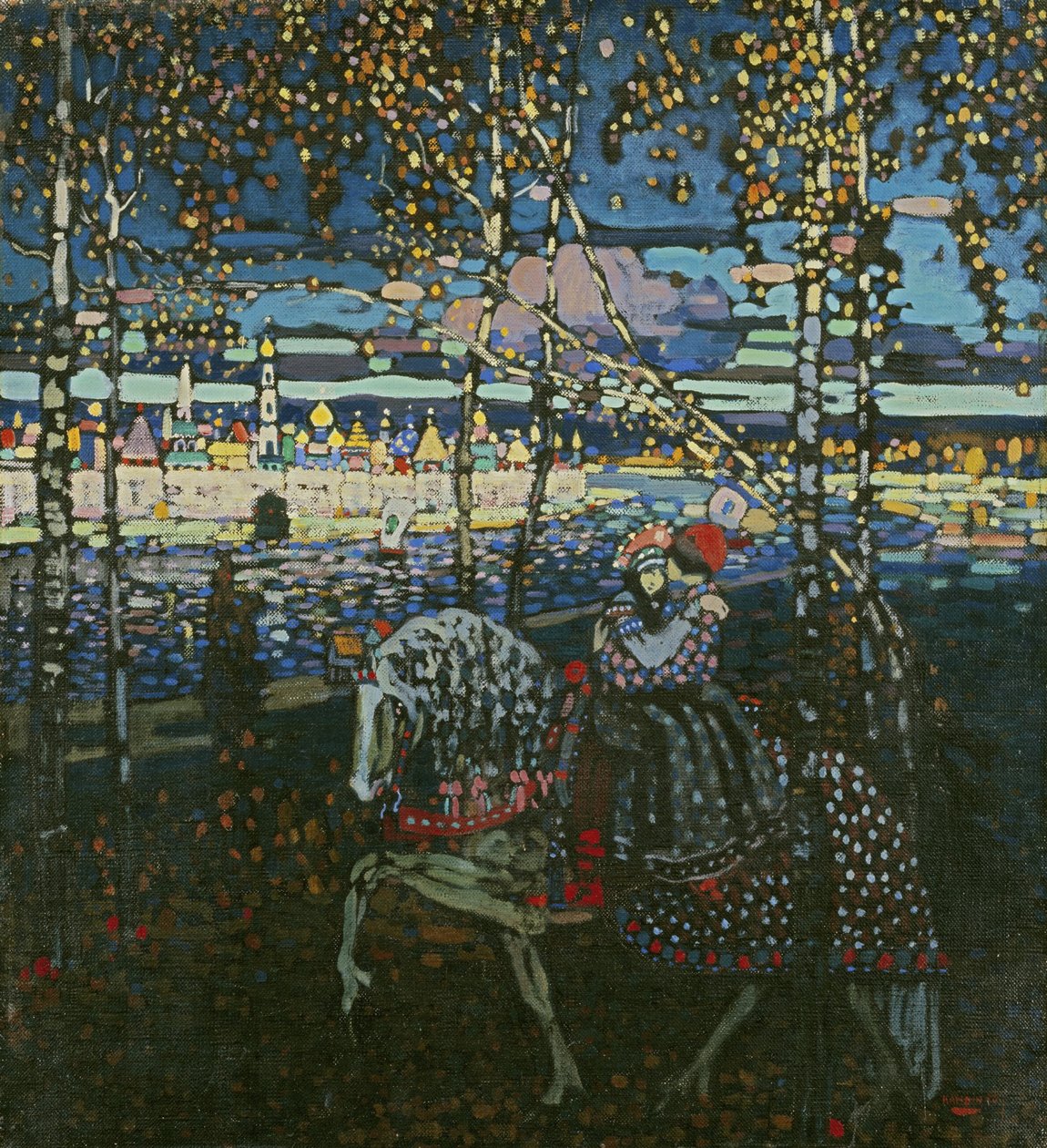 Jezdecký pár od Wassily Kandinsky