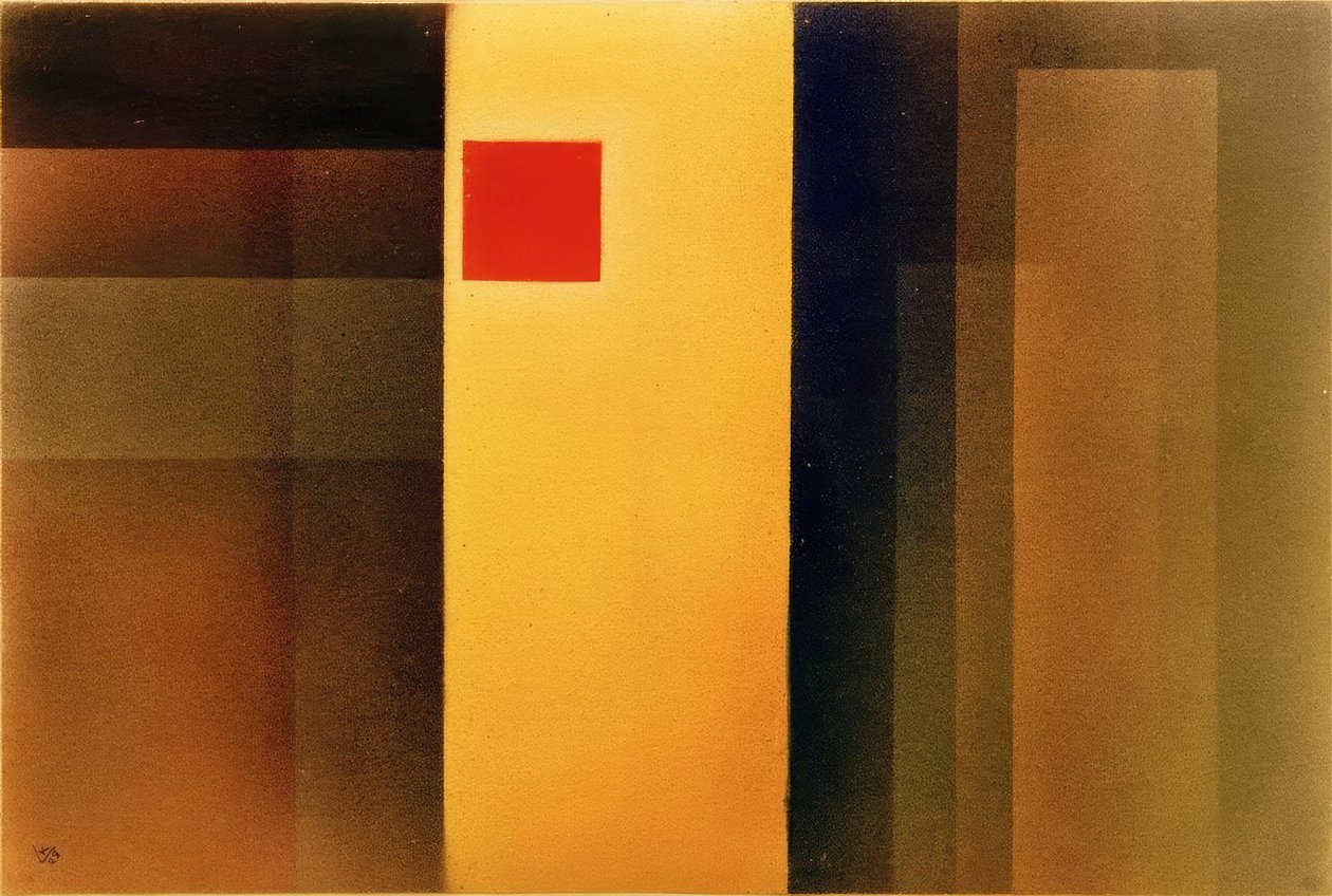 Rudé náměstí od Wassily Kandinsky