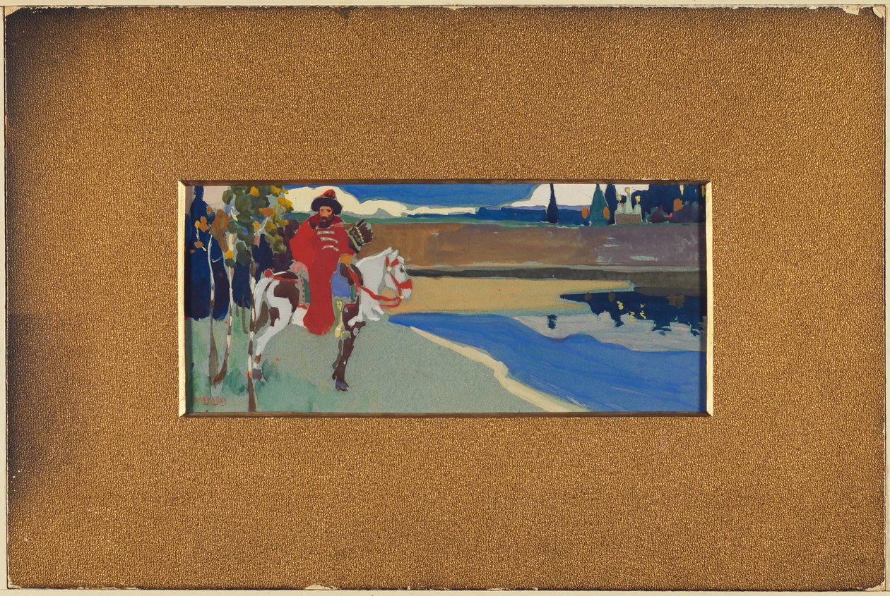 ruský jezdec od Wassily Kandinsky