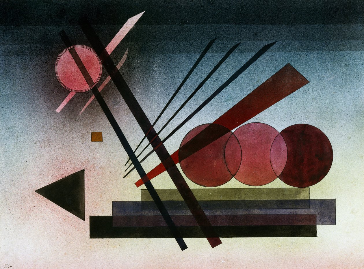 Plovoucí síla od Wassily Kandinsky
