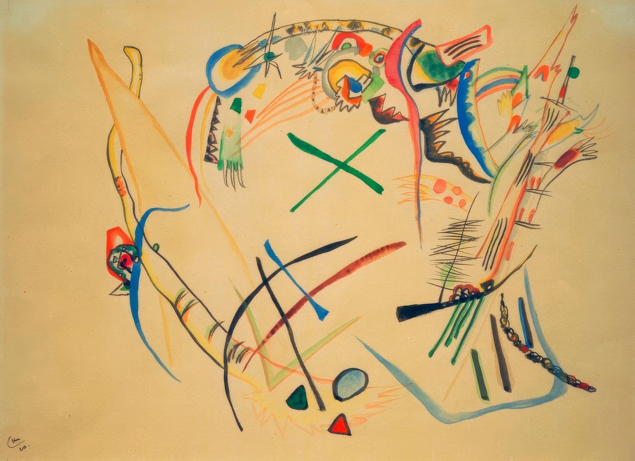 skica od Wassily Kandinsky