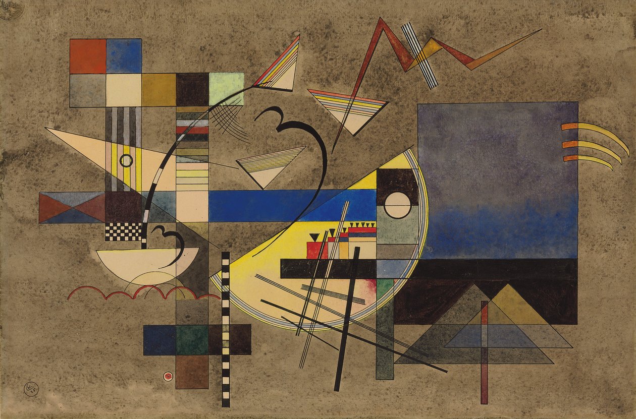 Pevná látka III; Festes III od Wassily Kandinsky