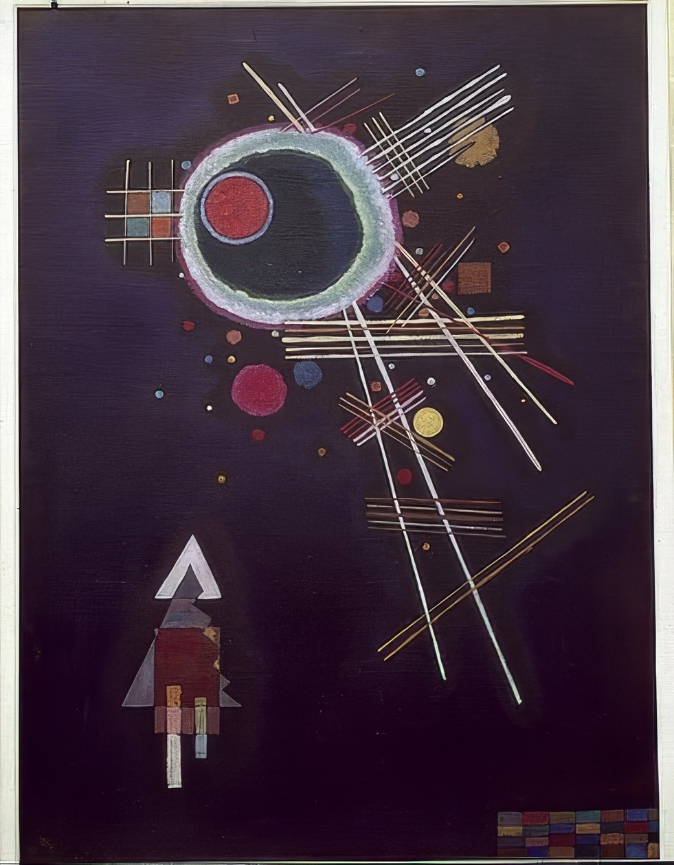 Paprskové čáry. 1927 od Wassily Kandinsky