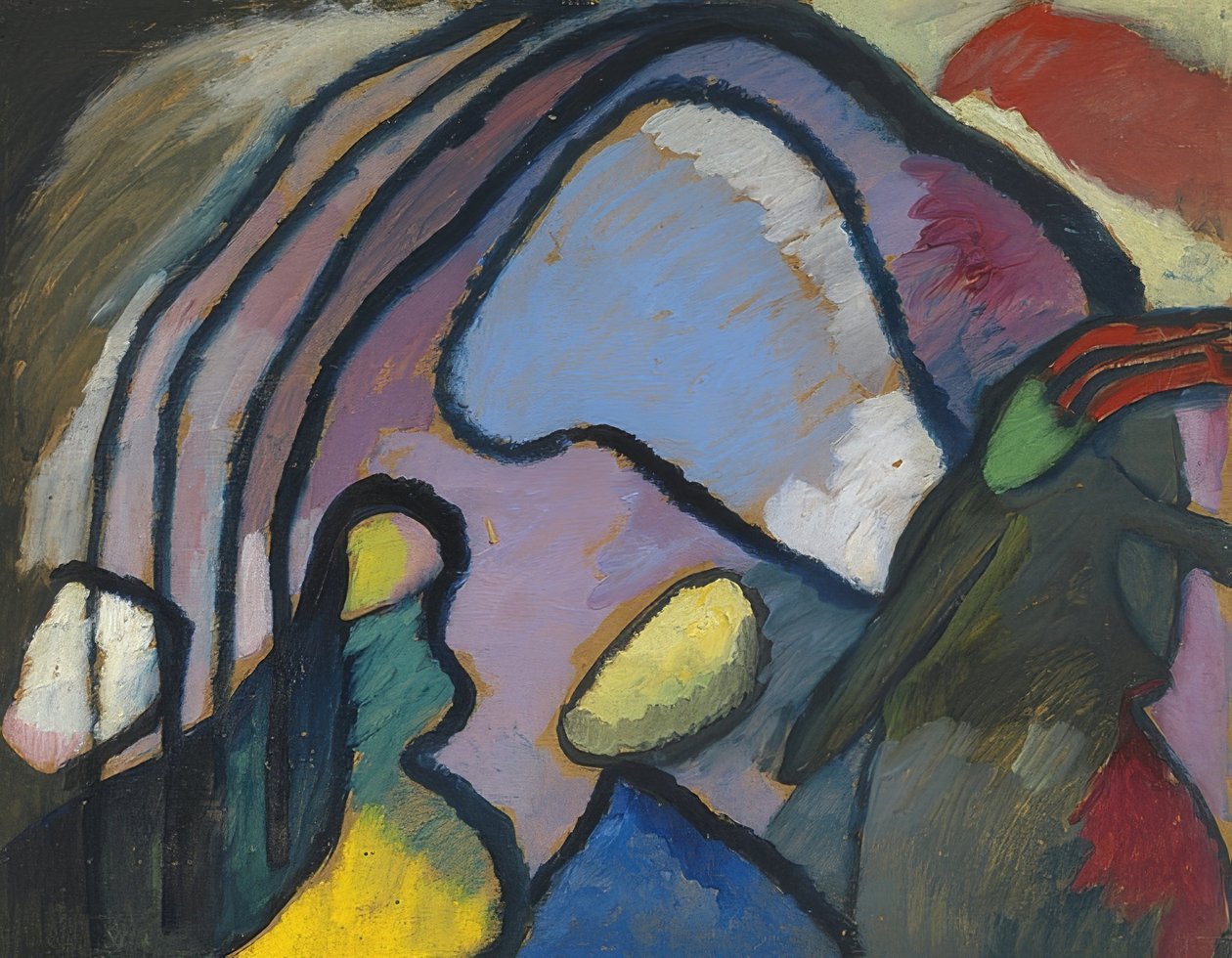 Studie pro improvizaci 10. 1910 od Wassily Kandinsky