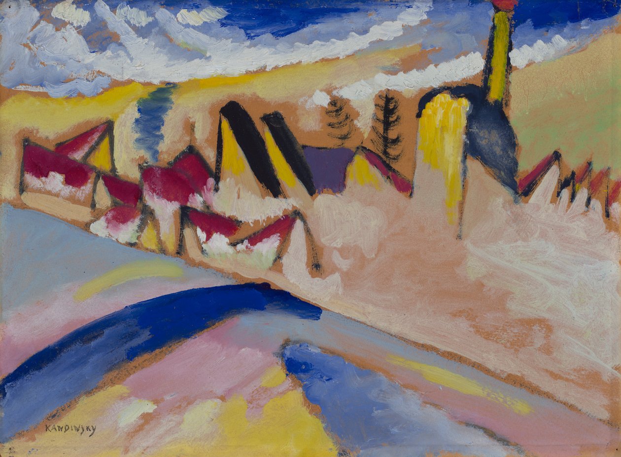 Studium na "Zima II" od Wassily Kandinsky