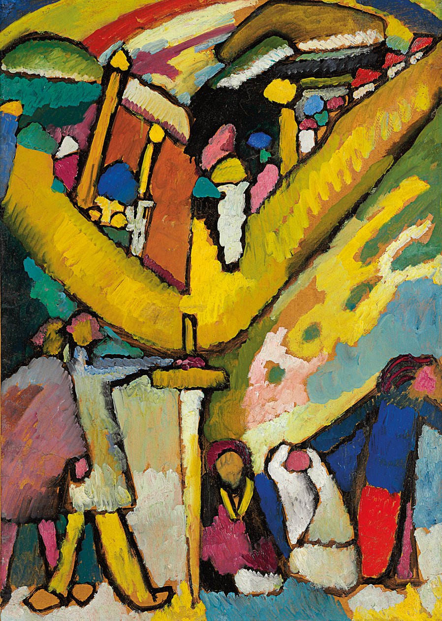 Studium improvizace 8 od Wassily Kandinsky
