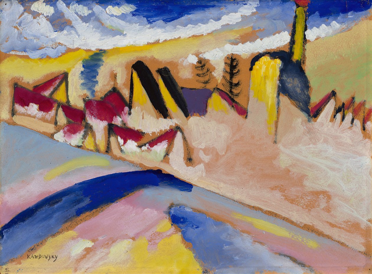Studie na zimu č. II, 1910-1911. od Wassily Kandinsky