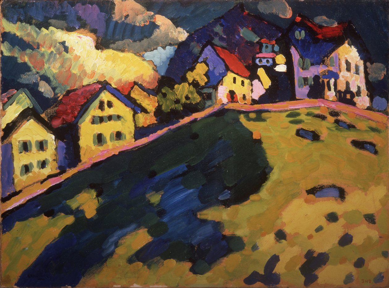 Letní krajina, 1909 od Wassily Kandinsky