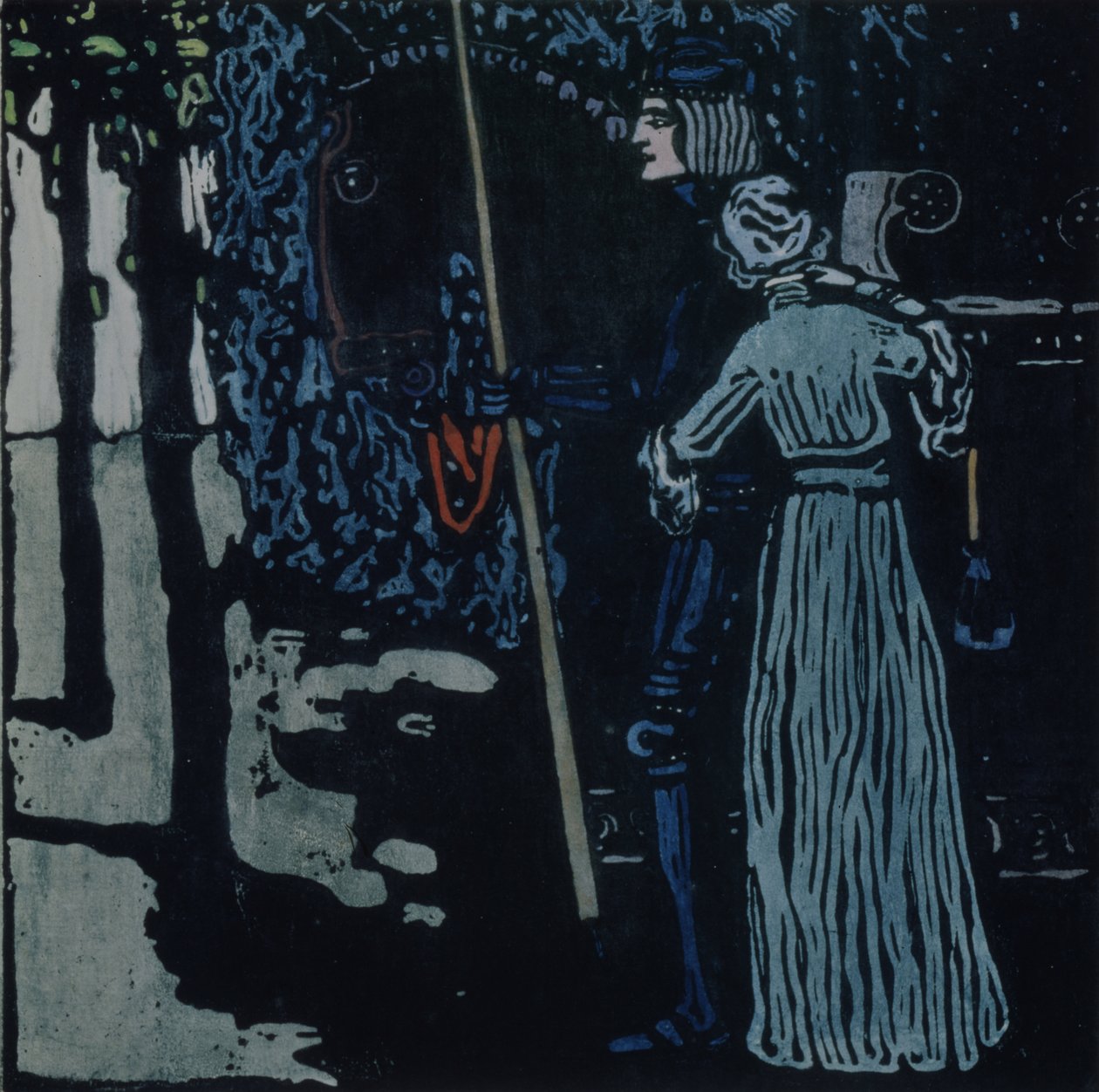 Rozloučení, 1907 od Wassily Kandinsky