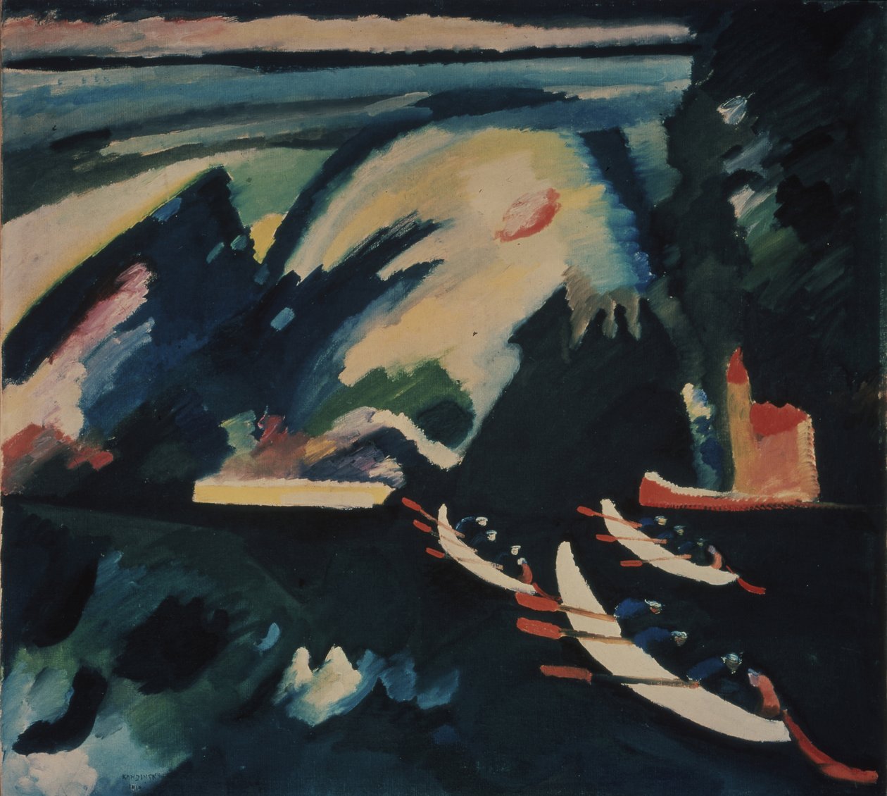 Jezero, 1910 od Wassily Kandinsky