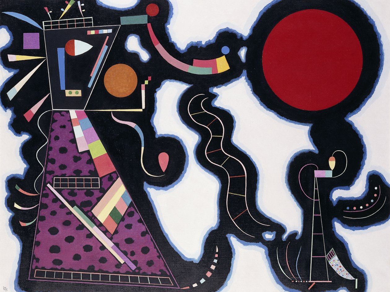 Červený kruh; Červený kruh od Wassily Kandinsky
