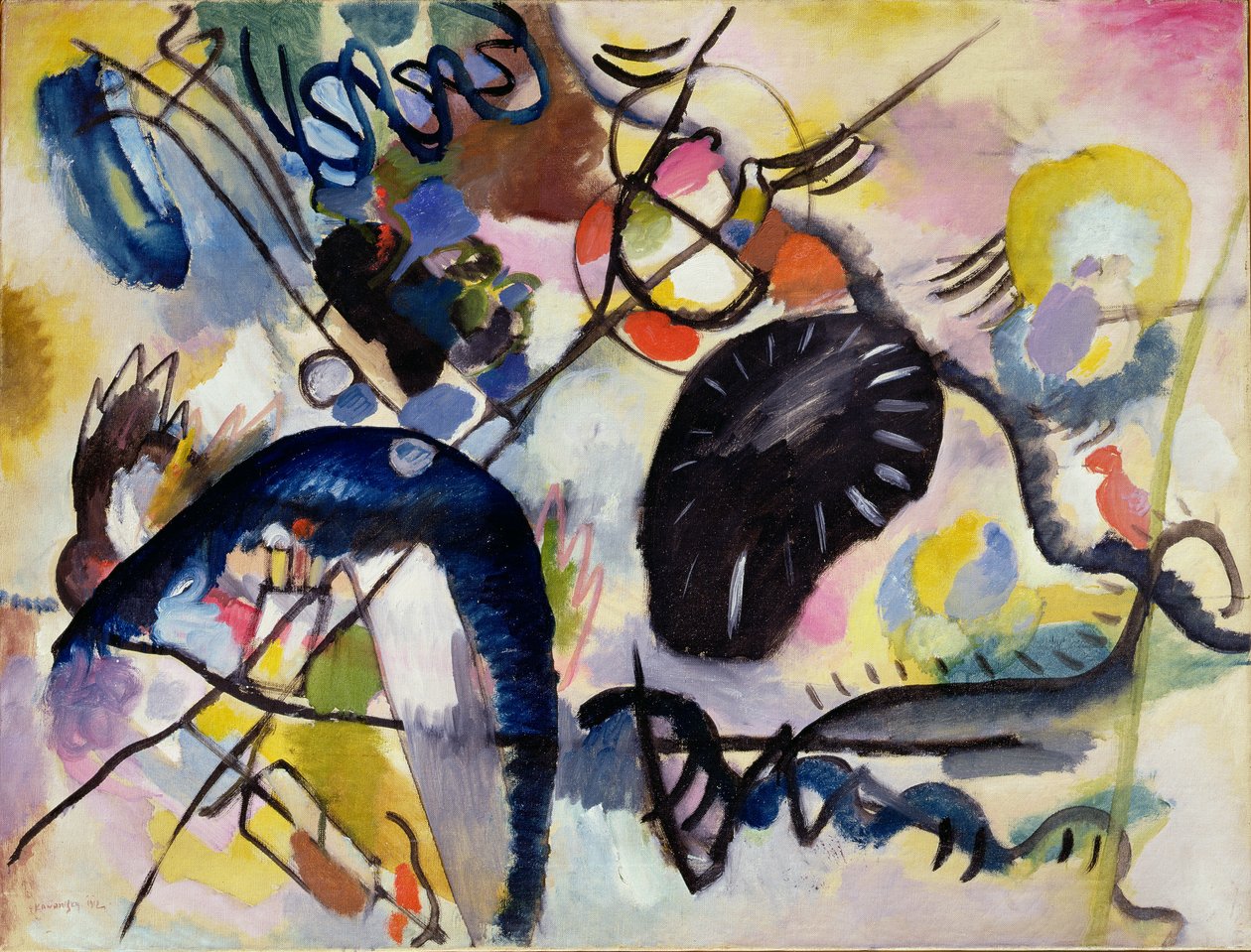 Soumrak od Wassily Kandinsky