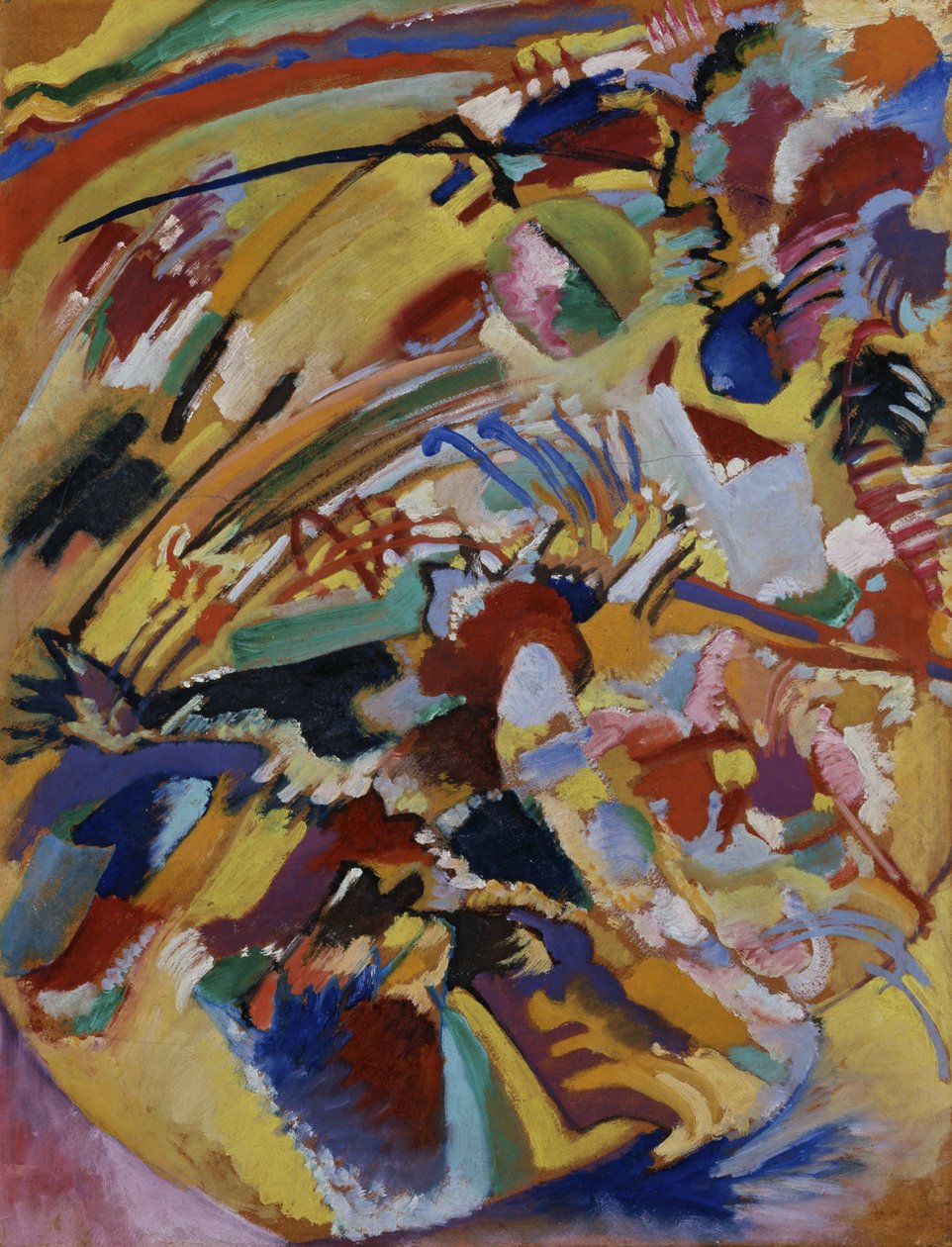 Bezkonkurenční improvizace I od Wassily Kandinsky
