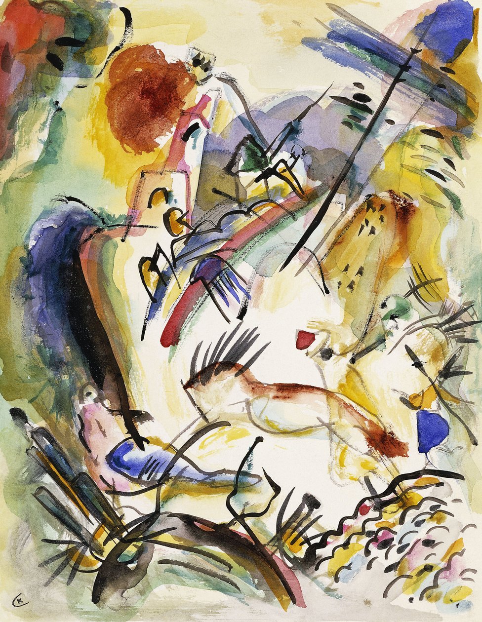 Nepojmenovaná od Wassily Kandinsky