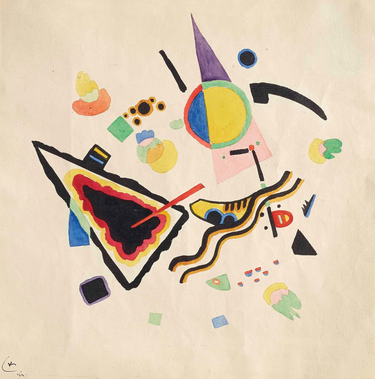 Bez názvu, 1921. od Wassily Kandinsky