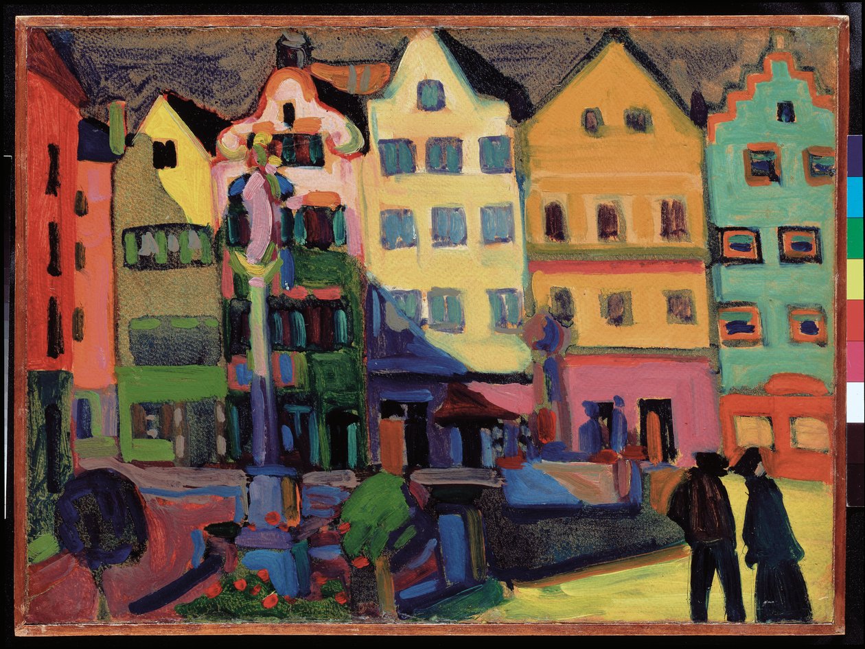 Weilheim Marienplatz od Wassily Kandinsky