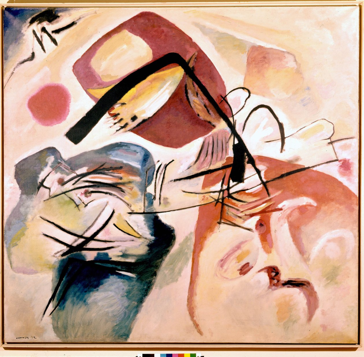 S černou mašlí od Wassily Kandinsky