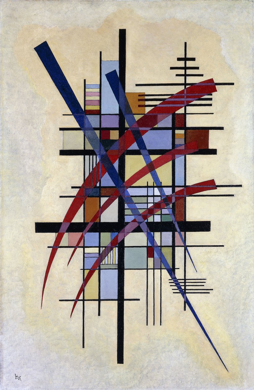 postavy s doprovodem od Wassily Kandinsky
