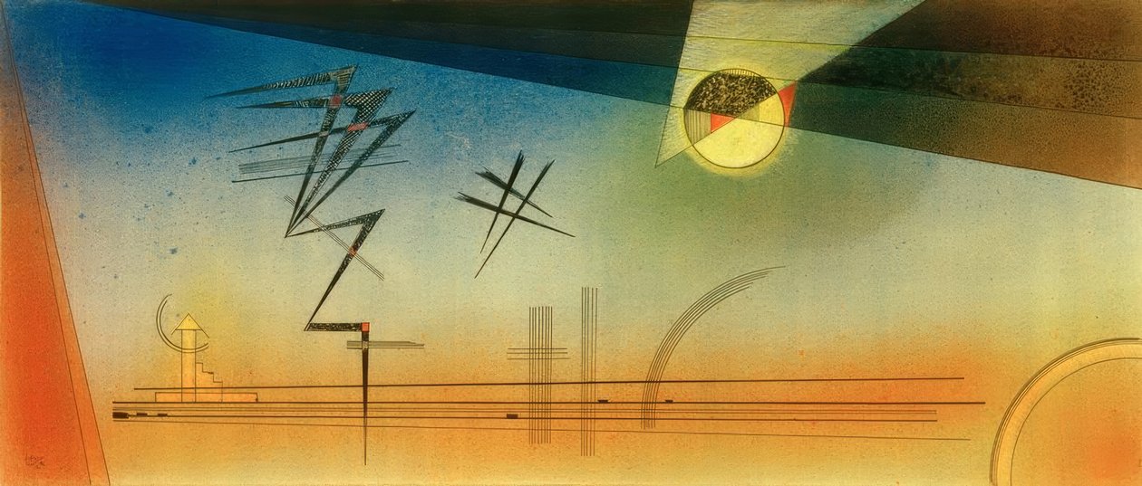 Cikcak nahoru od Wassily Kandinsky