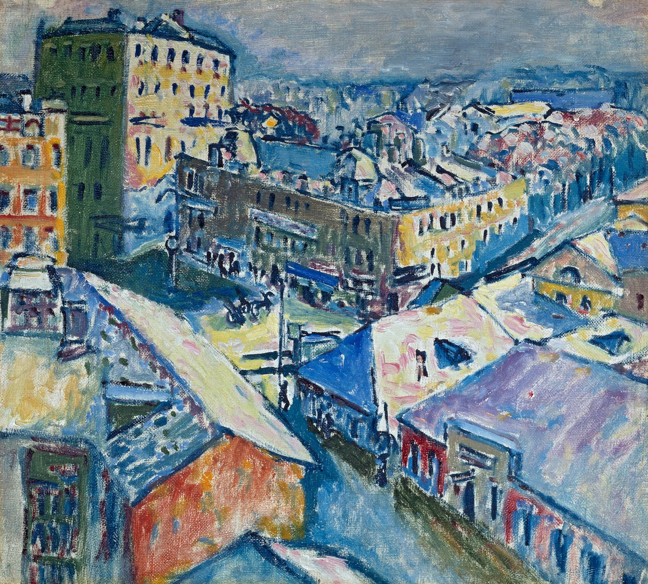 Zubovsky Platz od Wassily Kandinsky