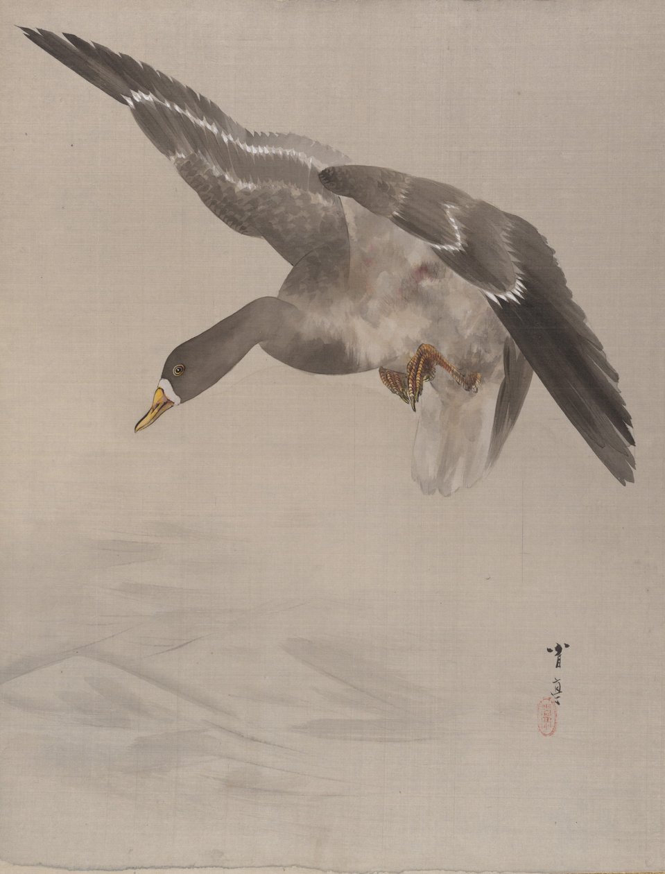 Kachna, ca. 1887. od Watanabe Seitei