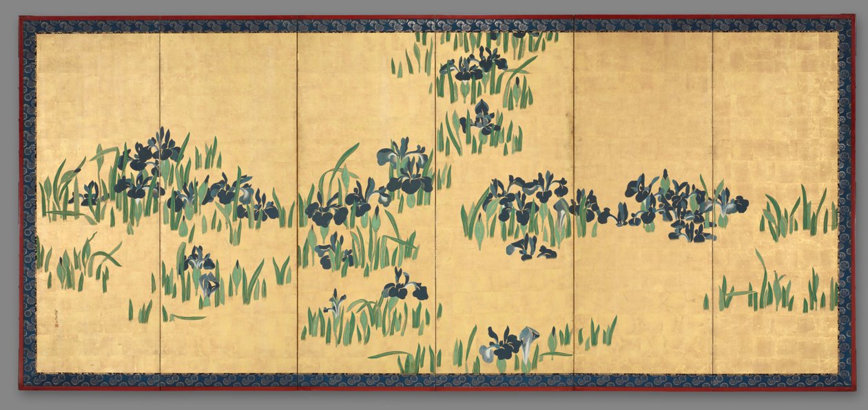 Kosatce, 1700s. od Watanabe Shiko