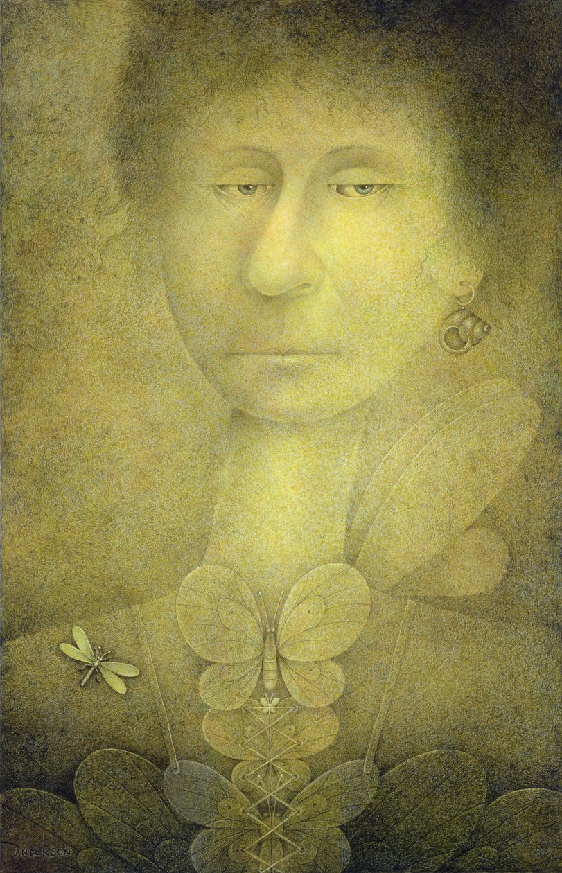 Miss Fly.B.Night, 2003 (kombinovaná technika) od Wayne Anderson