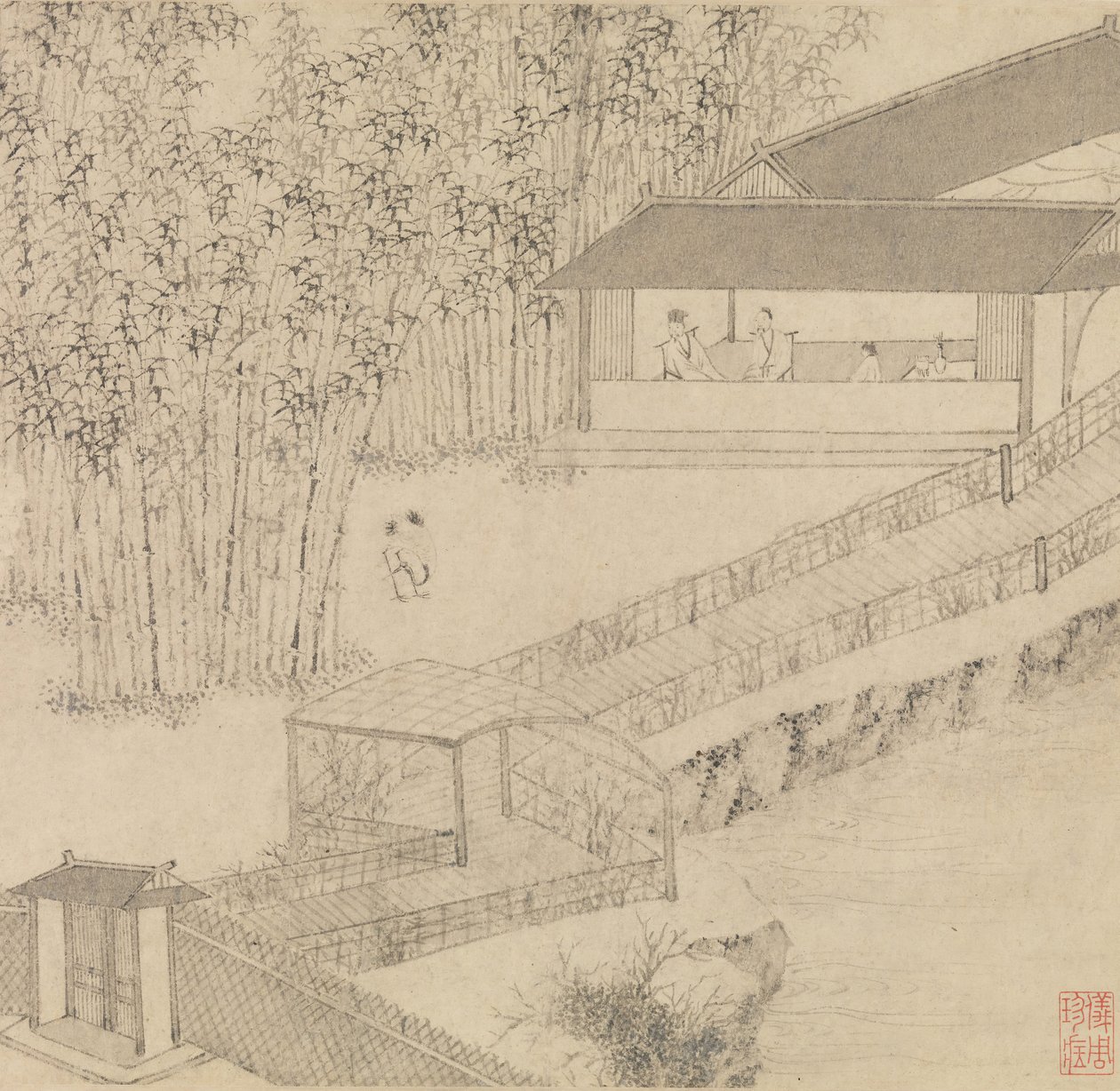 Zahrada nešikovného správce, 1551. od Wen Zhengming