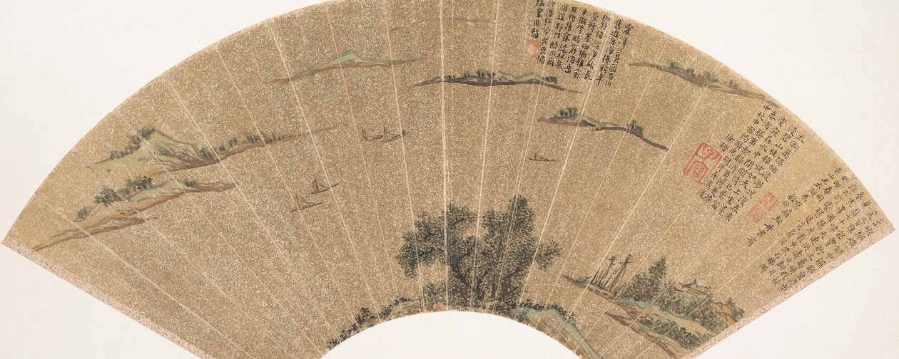 Pohled na jezero Tai z roku 1543. od Wen Zhengming