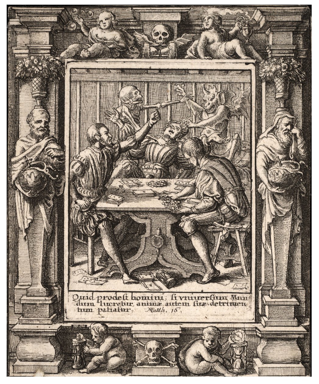 Hráči od Wenceslaus Hollar
