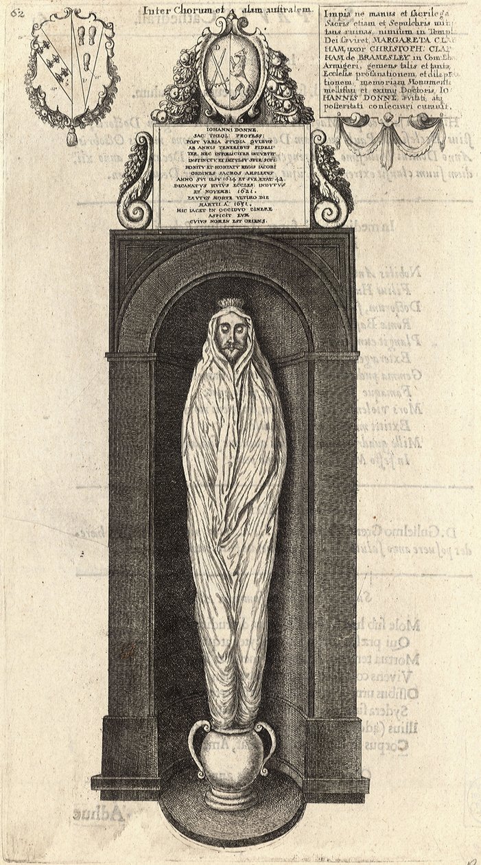 John Donne (památník) od Wenceslaus Hollar