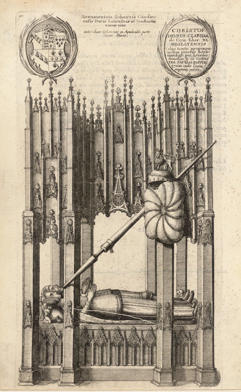 John of Gaunt (monument) od Wenceslaus Hollar