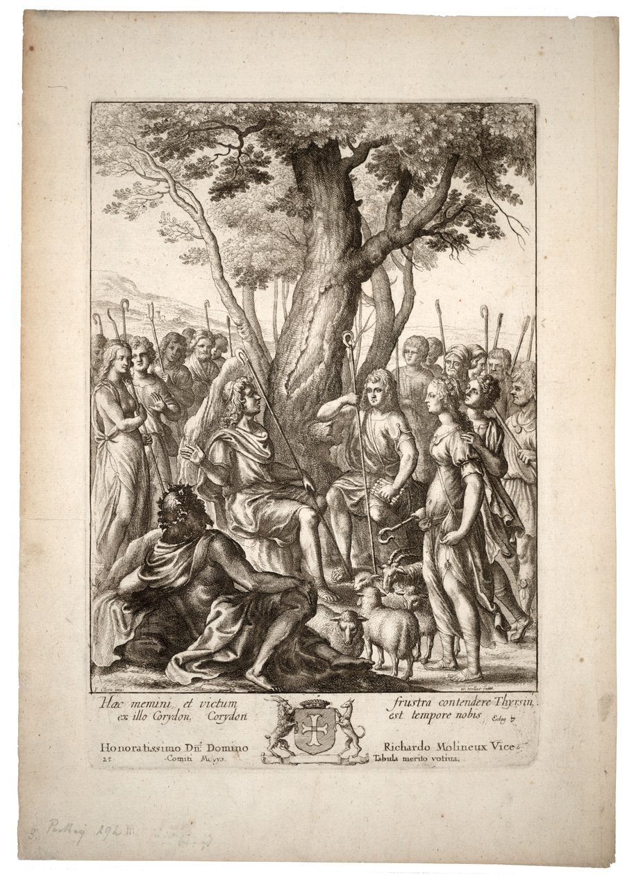 Meliboeus. Stav 3 od Wenceslaus Hollar