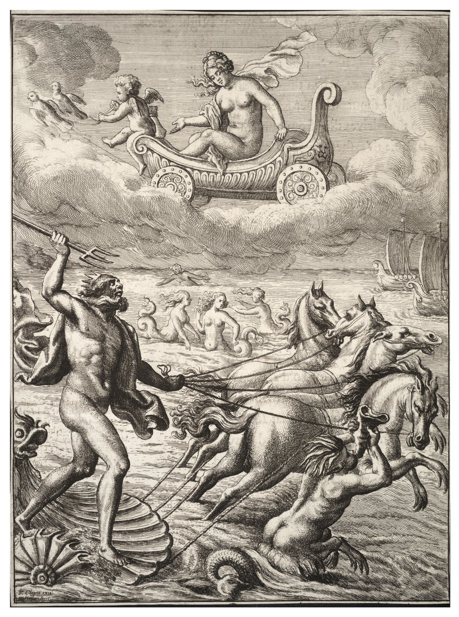 Neptun a Venuše. Stav 2 od Wenceslaus Hollar