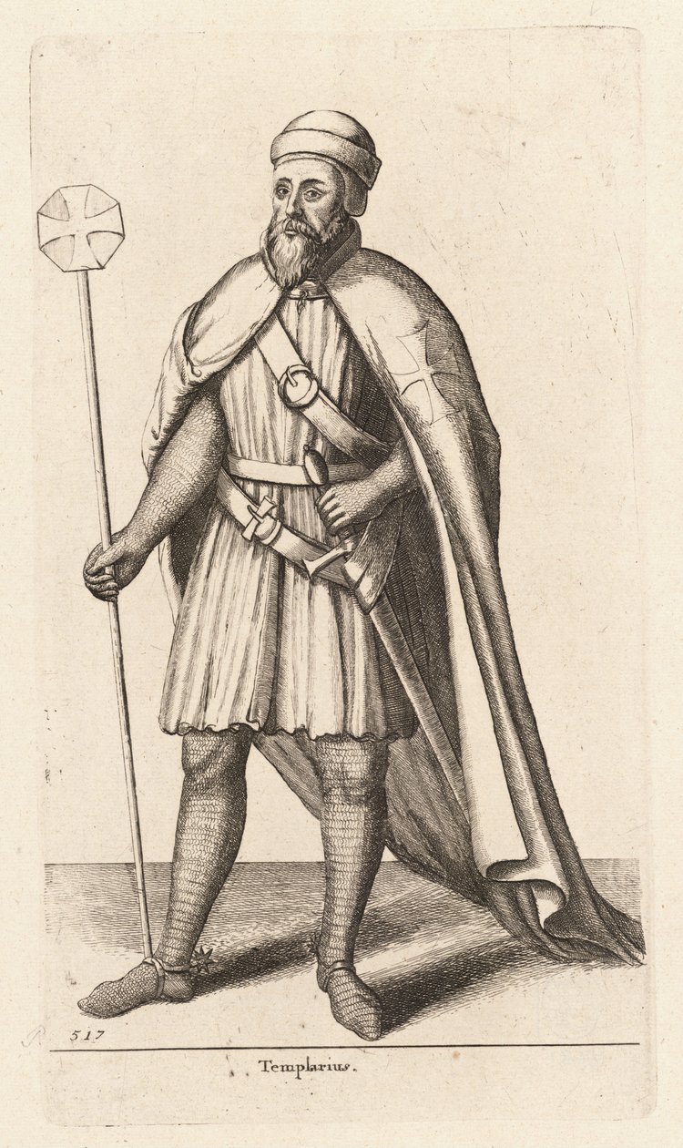 Templář Stav 2 od Wenceslaus Hollar