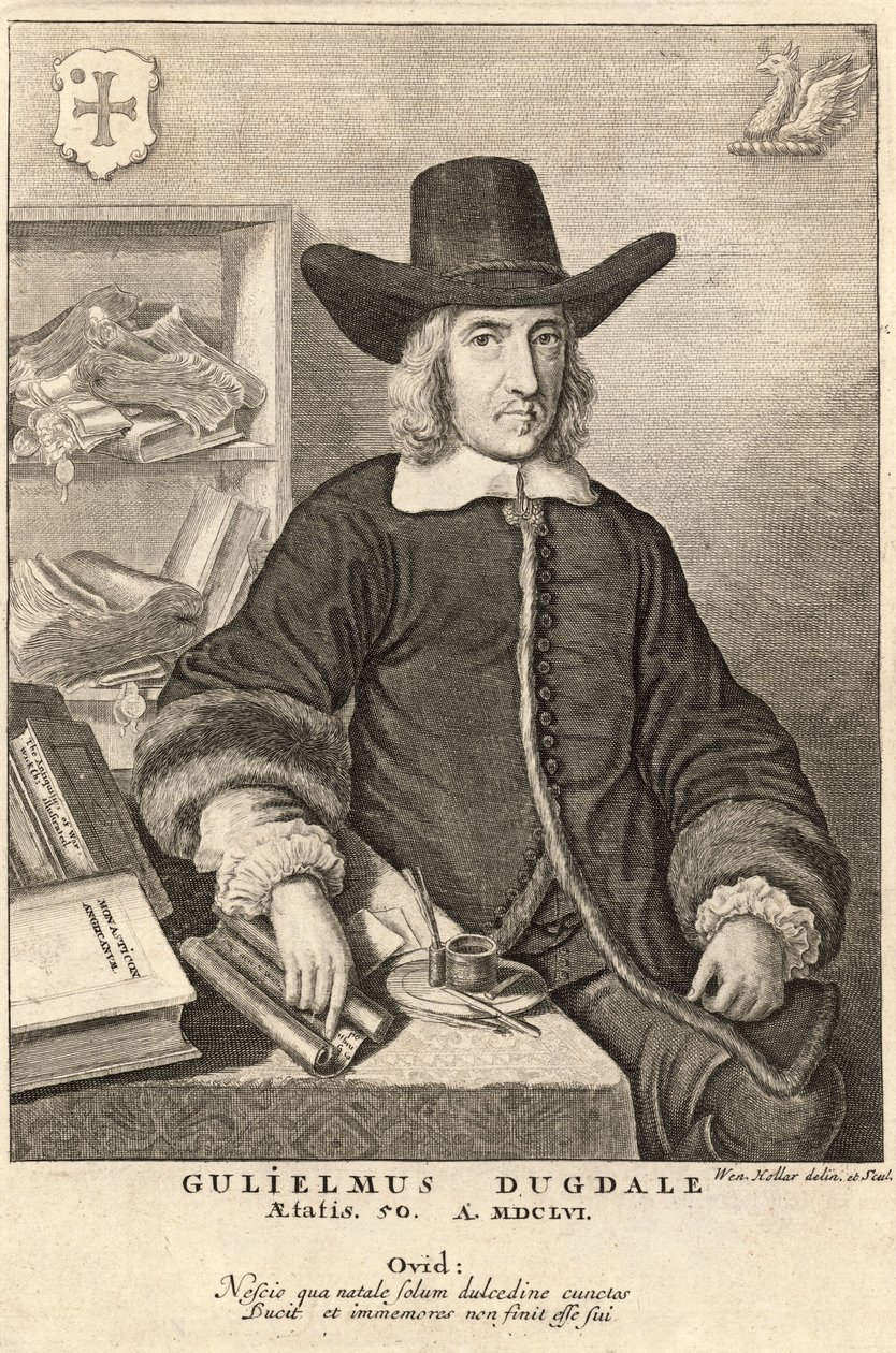 William Dugdale. Stav 5 od Wenceslaus Hollar