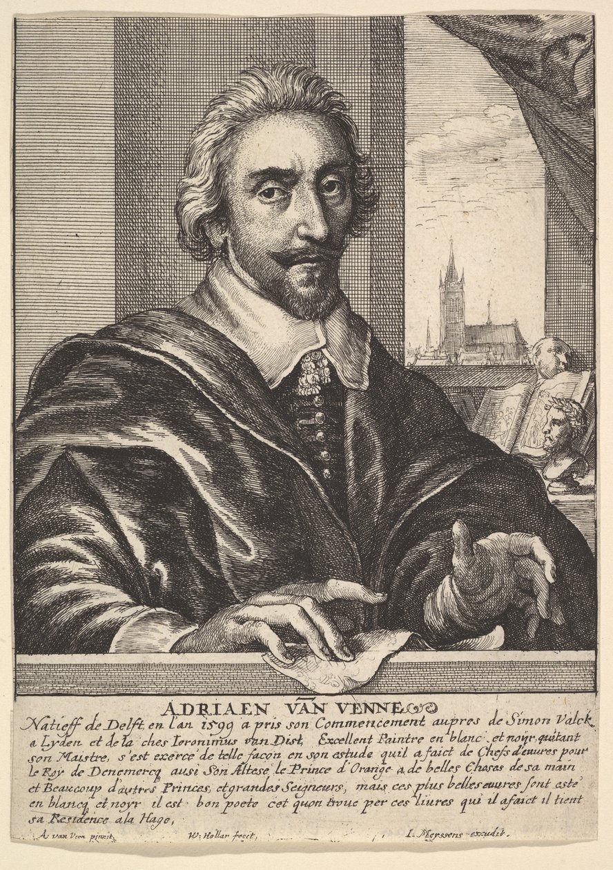 Adrian van de Venne, 1649. od Wenceslaus Hollar