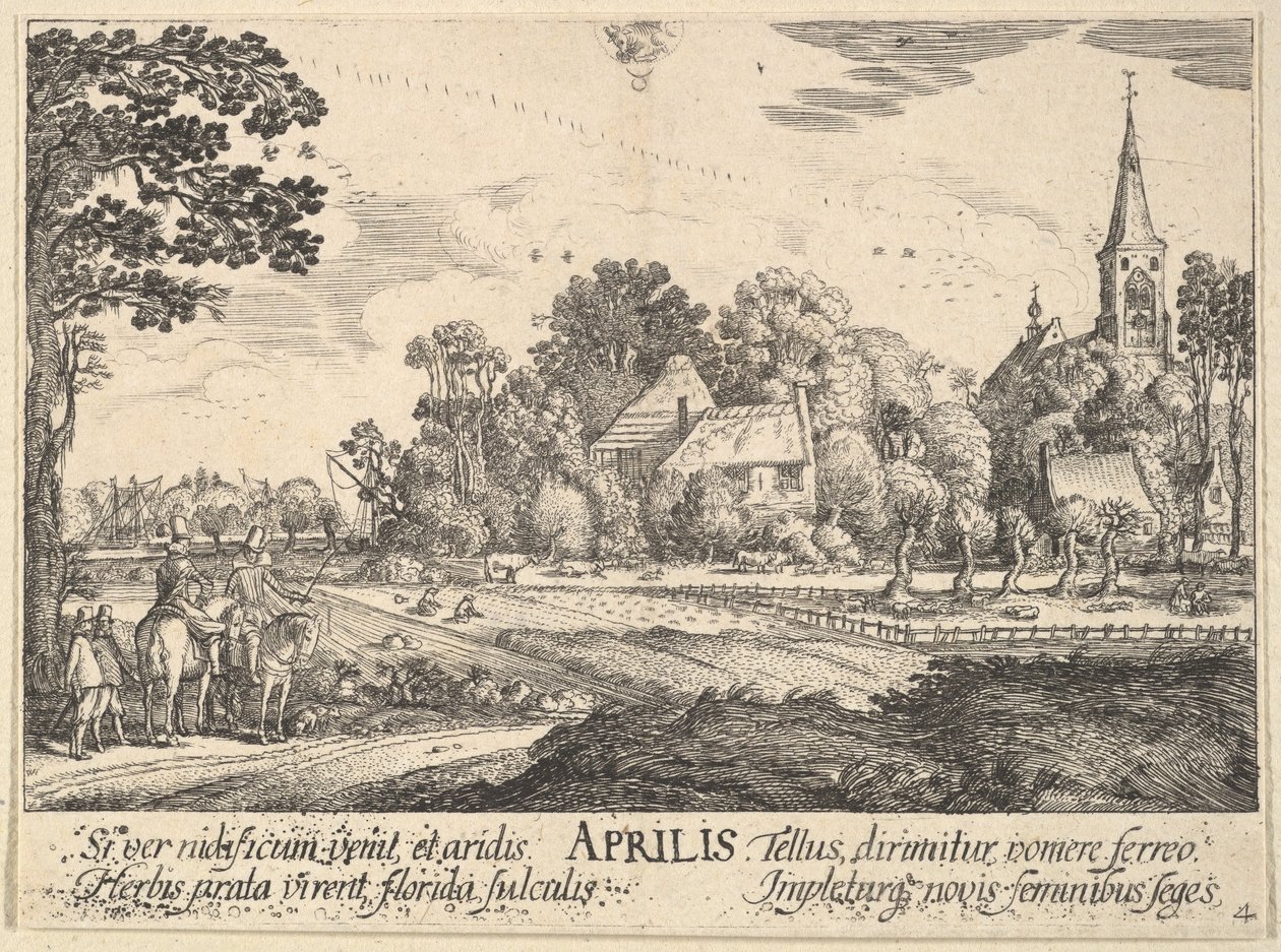 dubna 1628-29. od Wenceslaus Hollar