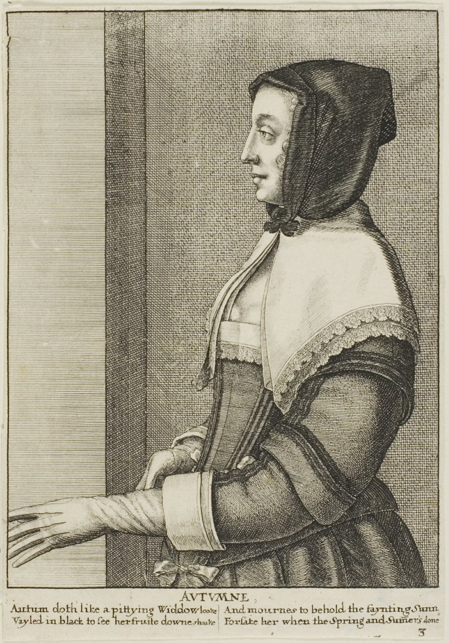 Podzim od Wenceslaus Hollar