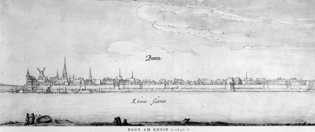 Bonn, kolem 1630-36 od Wenceslaus Hollar