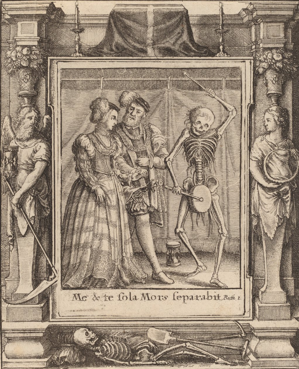 Svatební pár, 1651. od Wenceslaus Hollar