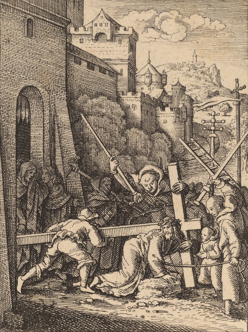 Nesení Kříže. od Wenceslaus Hollar
