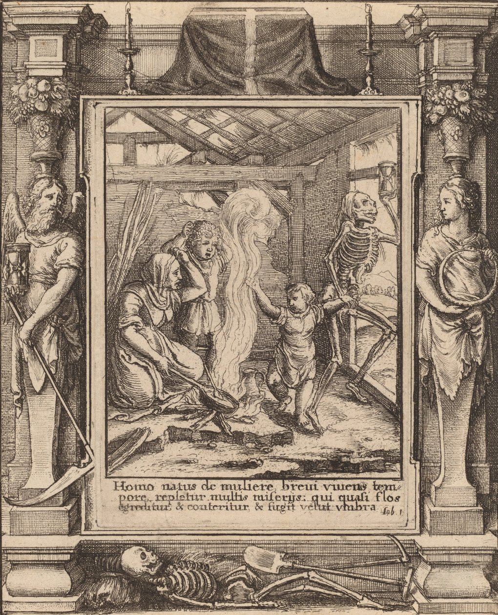 Dítě, 1651. od Wenceslaus Hollar