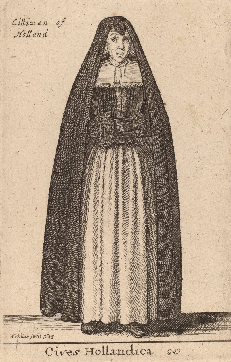 Občané Holandska, 1643 od Wenceslaus Hollar