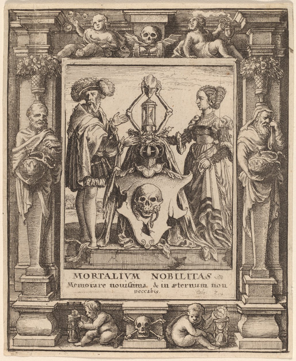 Erb smrti, 1651. od Wenceslaus Hollar