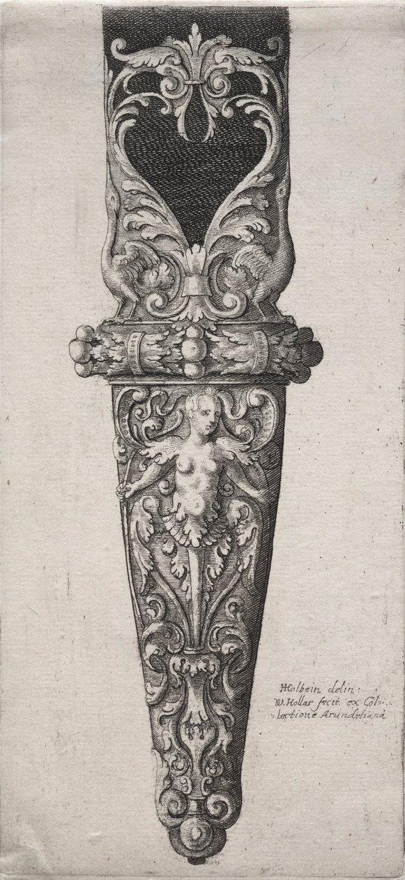 Design pro pochvu dýky. od Wenceslaus Hollar
