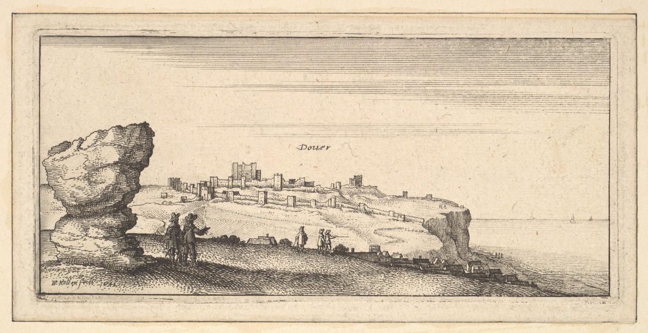 Douer Dover, 1642. od Wenceslaus Hollar